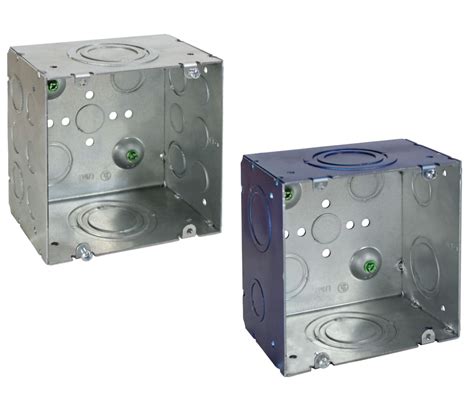 metal junction box cover bonding|shallow metal electrical box.